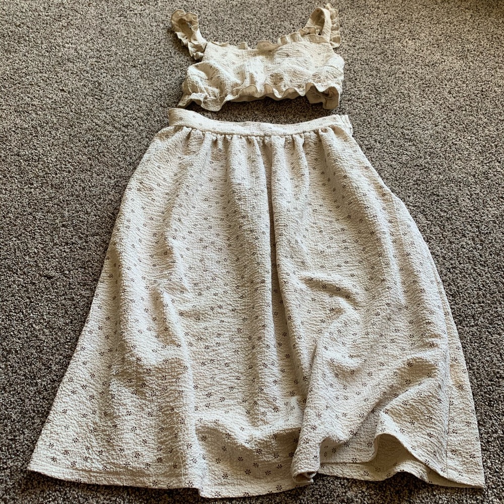 Shein Two Piece Skirt Set